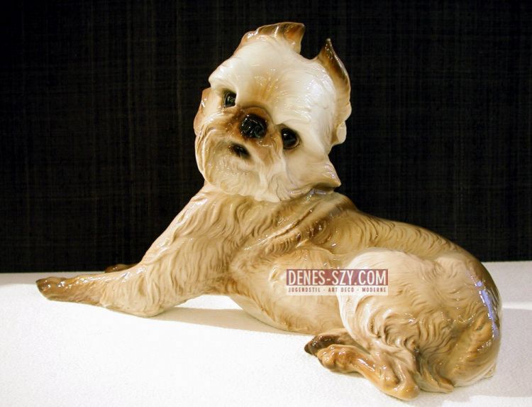 Nymphenburg Porzellan Norfolk-Terrier Germany VOR 1928