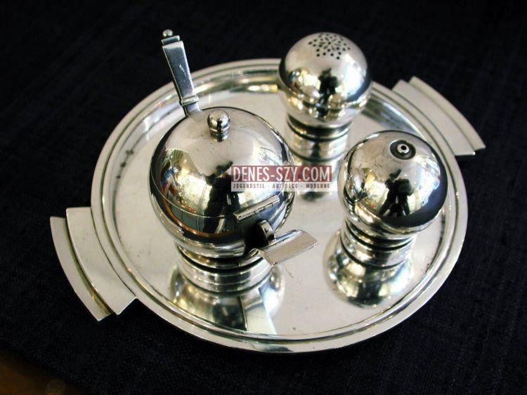 Georg Jensen Silber, Pyramide 600 Menage