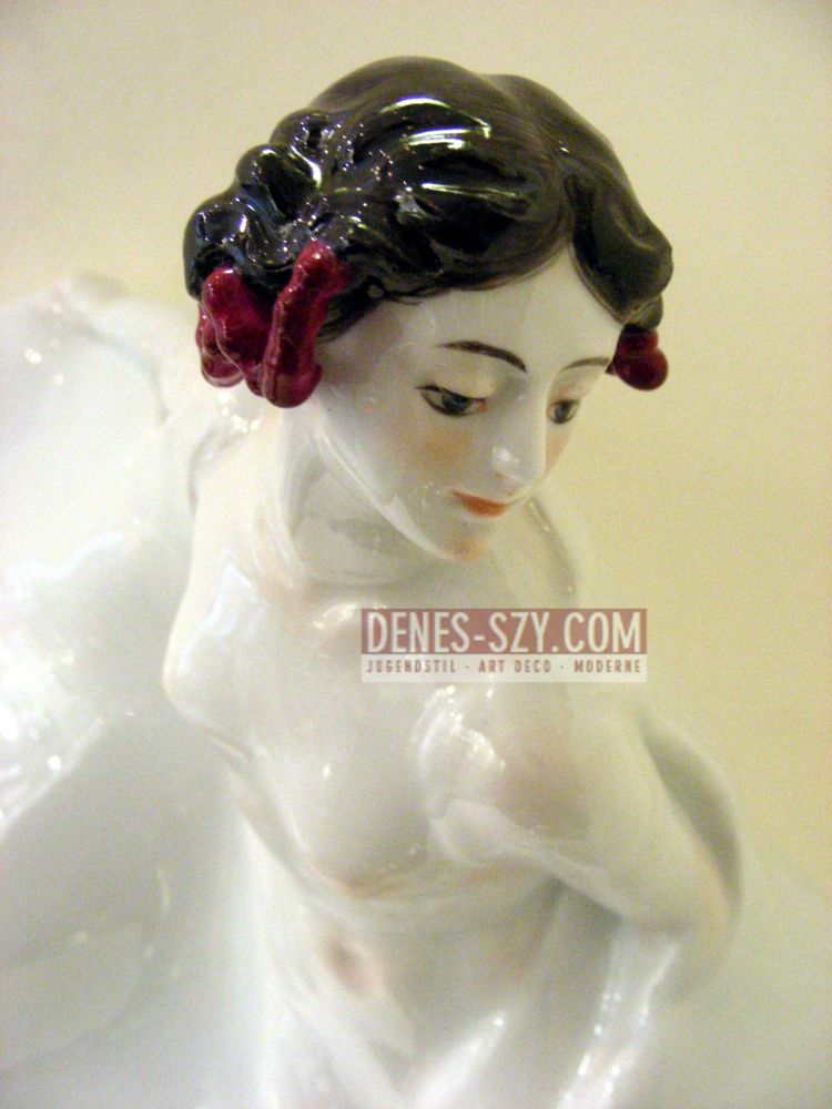 Meissen Jugendstil Porzellanfigur Taenzerin Loie Fuller