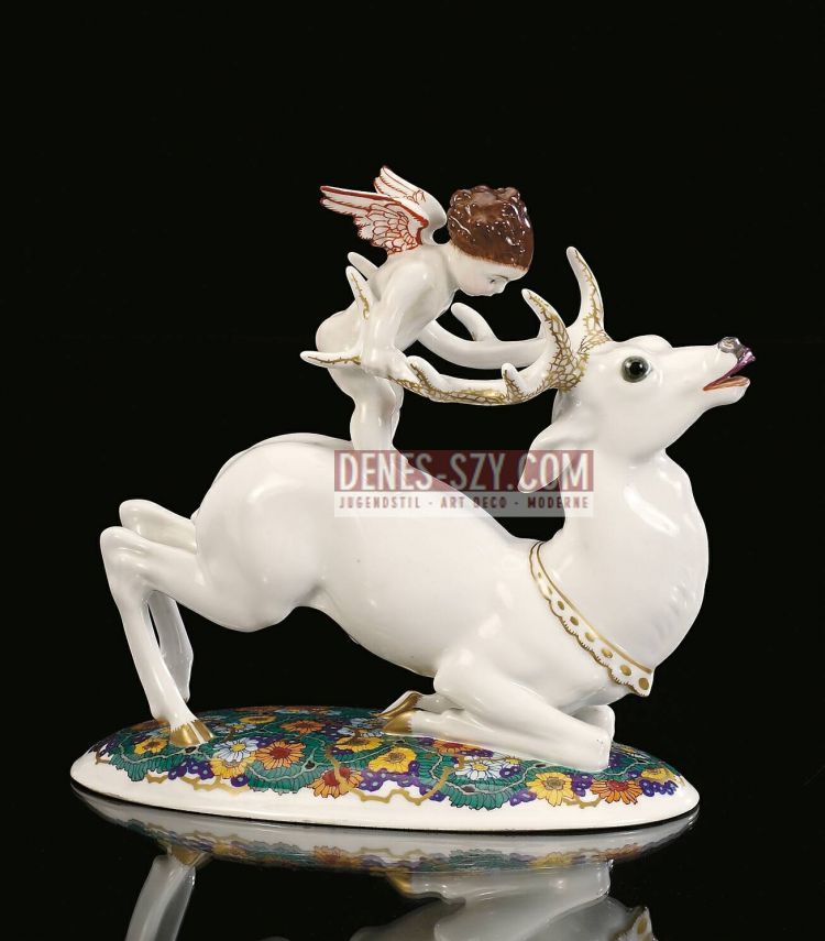 scultura porcellana La Primavera di KPM Berlino