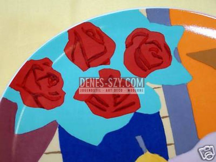 TOM WESSELMANN, Frozen Tears ROZENTHAL PORZELLAN TELLER