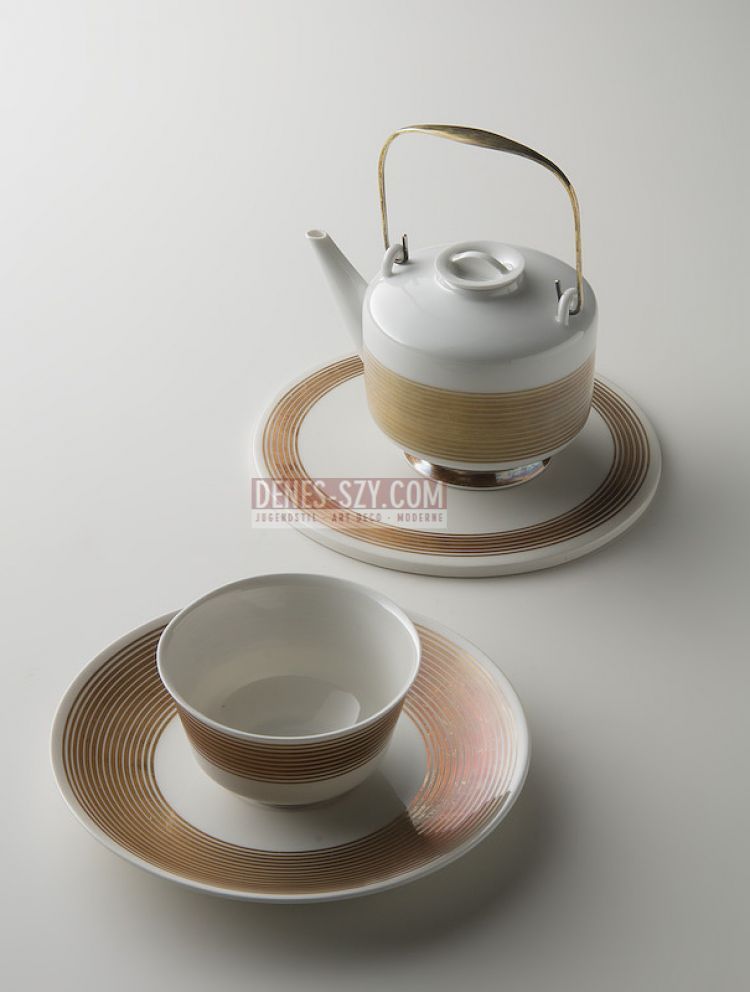 KPM Berlino bricchetto dello servizio HALLE di Marguerite Friedlaender