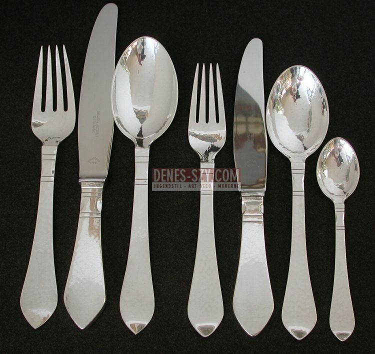 Continental by Georg Jensen Sterling silver cutler set 98 pieces