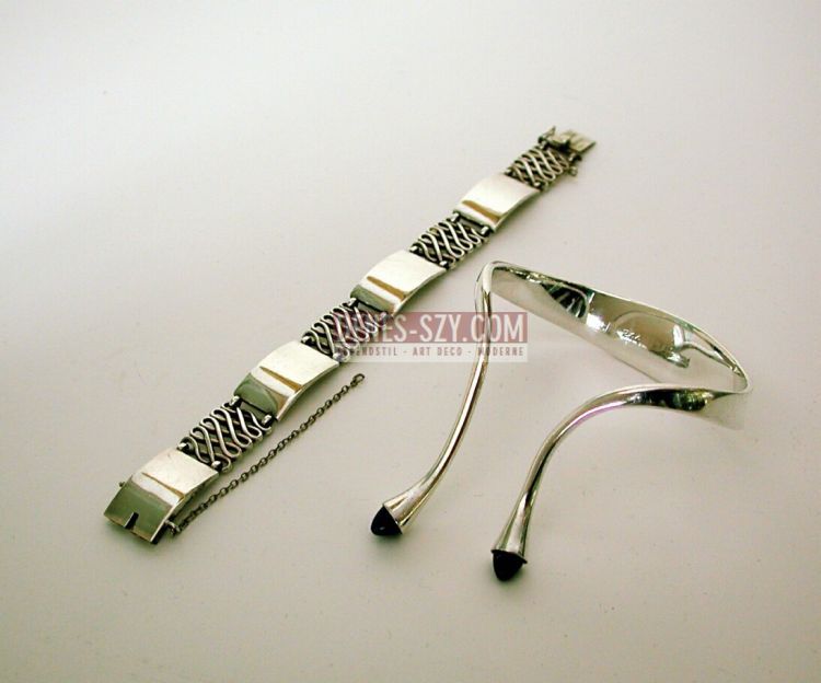 GEORG JENSEN HANDMADE SILVER JEWELRY Sterling bracelet # 244, 1972