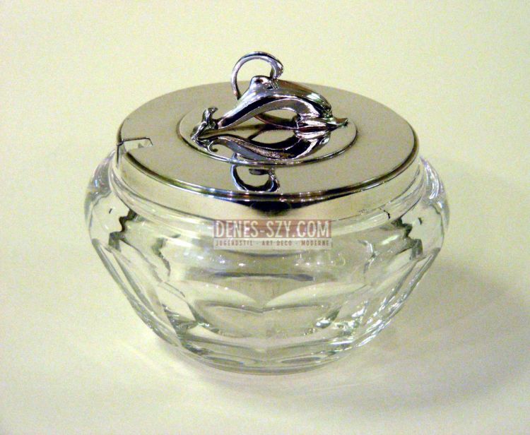 Georg Jensen Silber, Pyramide 150 F, Konfitueren-Dose