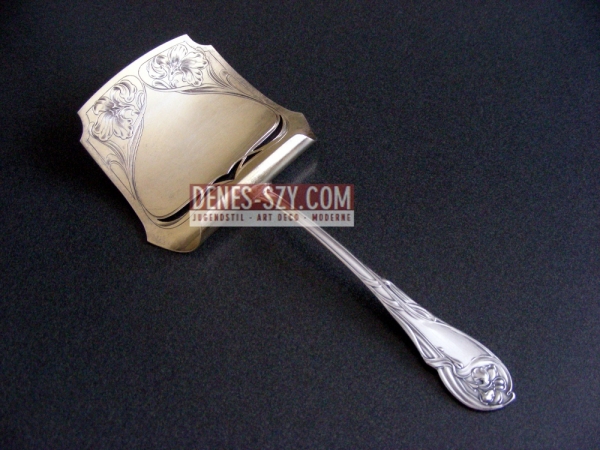 Paletta per aspargi stile liberty argento