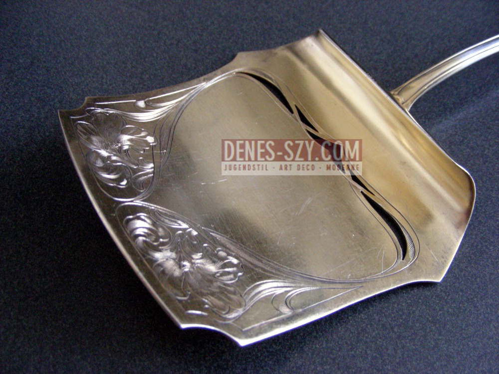 Paletta per aspargi stile liberty argento