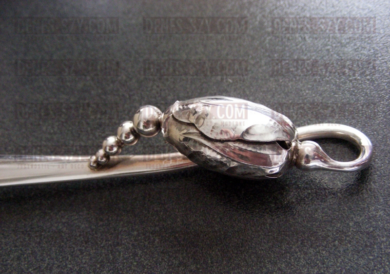 Georg Jensen Besteck, Muster Magnolia Tafelbesteck Silber