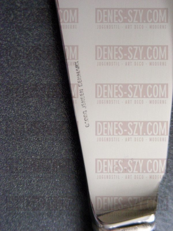 Georg Jensen silver, Blossom pattern #84, pastry serving knife