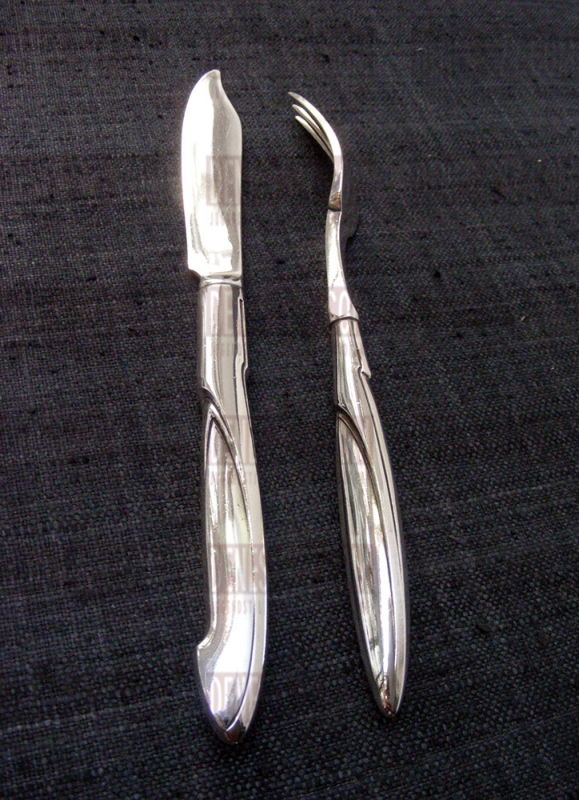 Henry van de Velde, cutlery model no. 1, silver fruit fork
