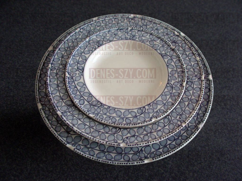 MEISSEN, Speiseteller, Muster Riemerschmid JUGENDSTIL