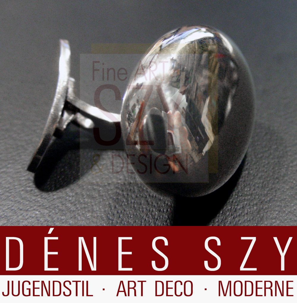 Coppia di gemelli # 120, Esecuzione: argentieri Georg Jensen, Copenaghen, Danimarca, argento sterling