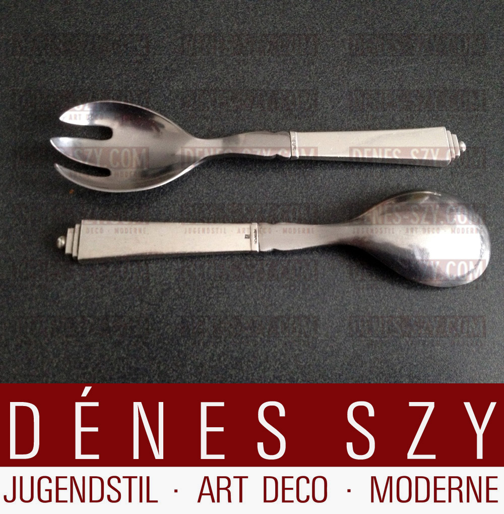 Georg Jensen Silber Pyramide 15 mini Salatbesteck