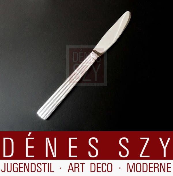 Georg Jensen silver cutlery Bernadotte dessert knife