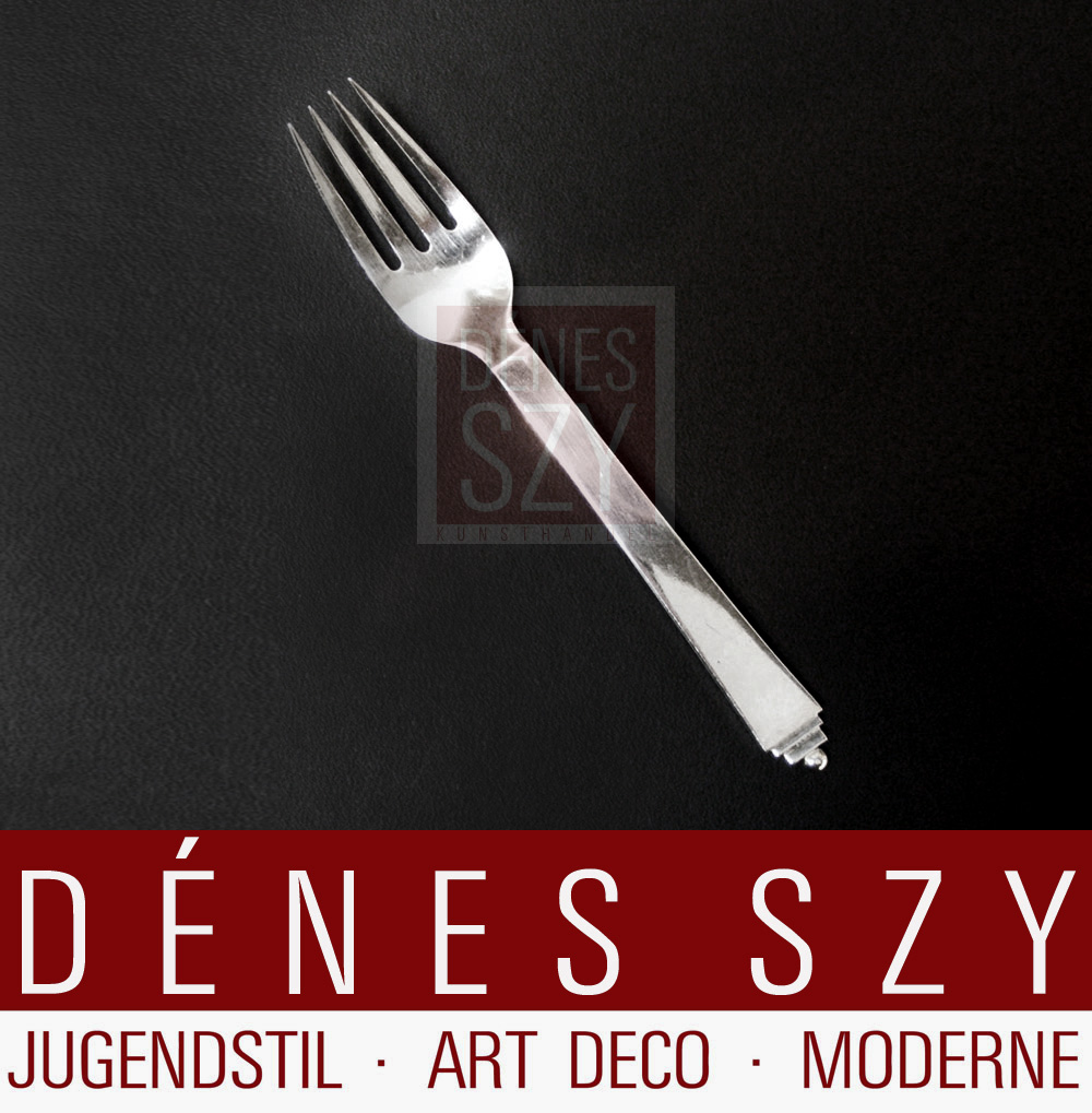 Georg Jensen posate d'argento PYRAMID pattern 15 forchetta da bambini