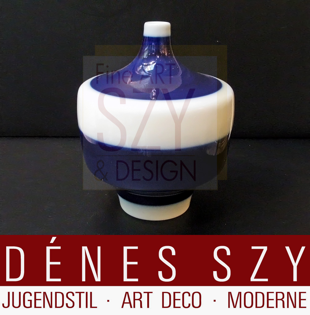 KPM Berlin Modernes Porzellan Spindelvase 1962