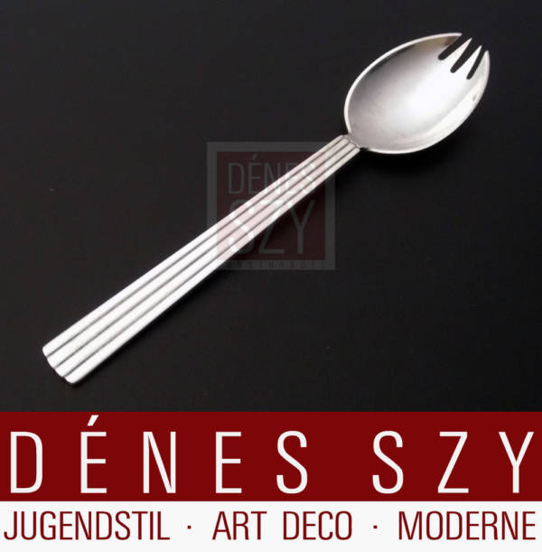 Georg Jensen silver cutlery Bernadotte child spoon Gaffel