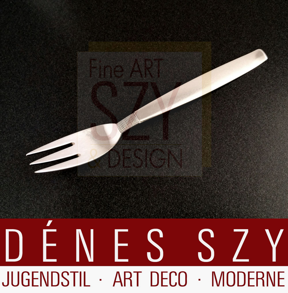 Svend Weihrauch Silber Besteck #18 Tafelgabel, Frantz Hingelberg