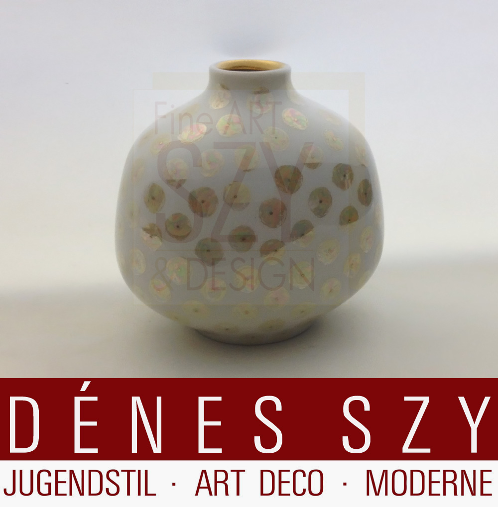 KPM Berlin Porzellan Vase Adonis Lüsterdekor Schütz 1956