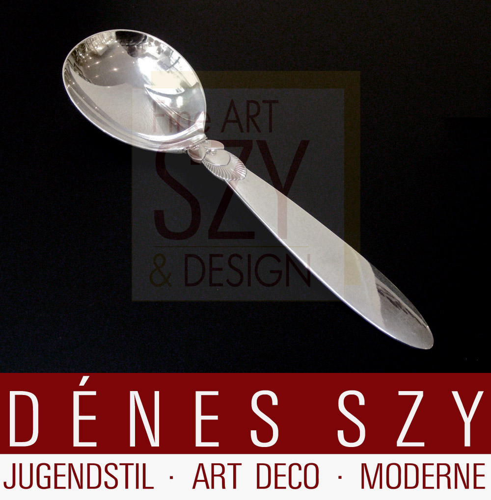 Georg Jensen Cactus cucchiaione per servire in argento 925
