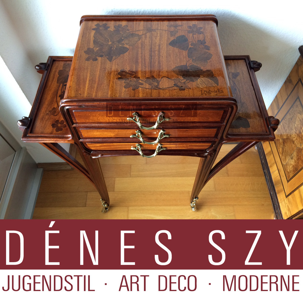 Louis Majorelle, Nancy France 1900, Art Nouveau, Beistelltisch