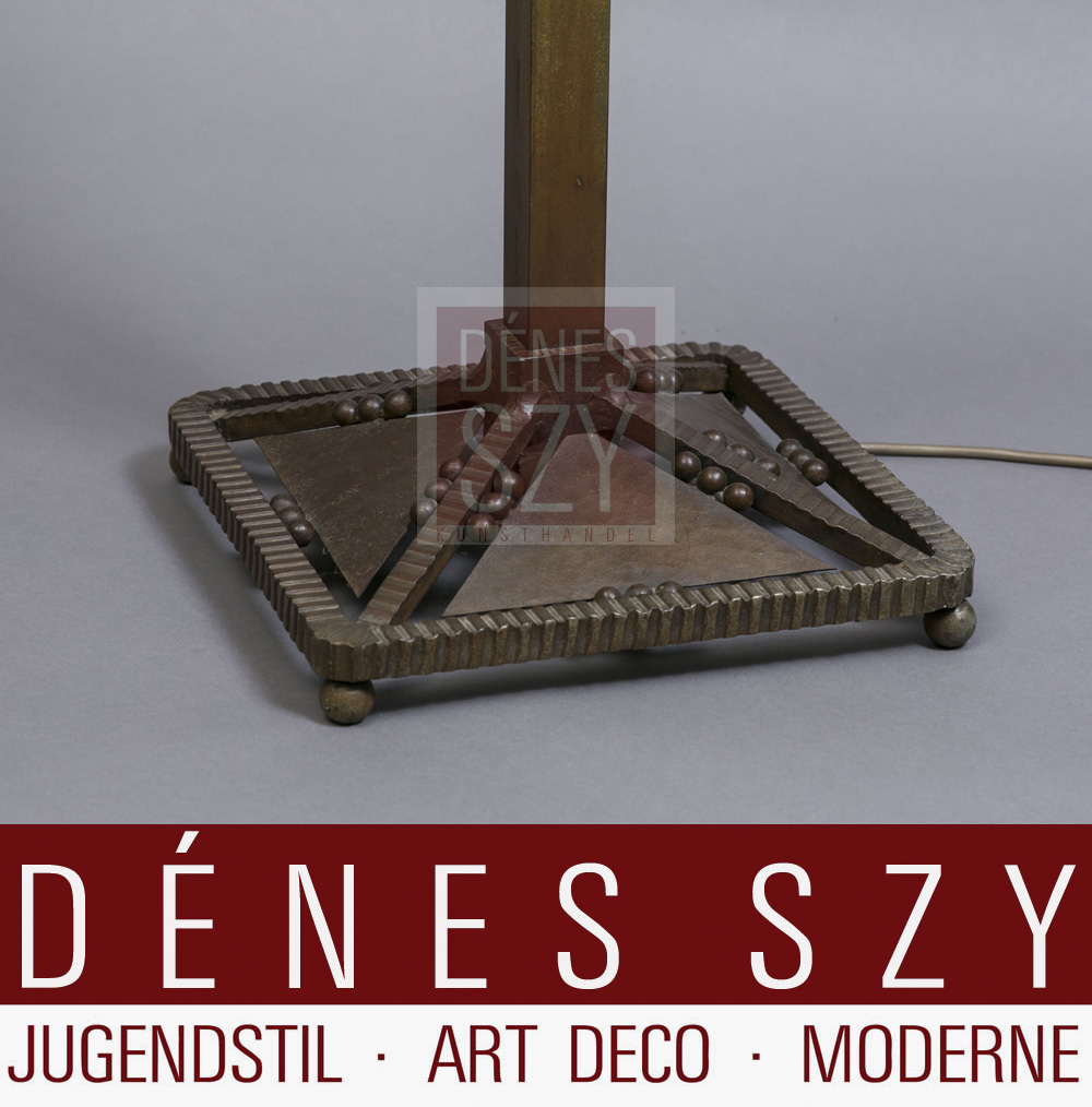 Daum Nancy lampada a stelo Art Deco