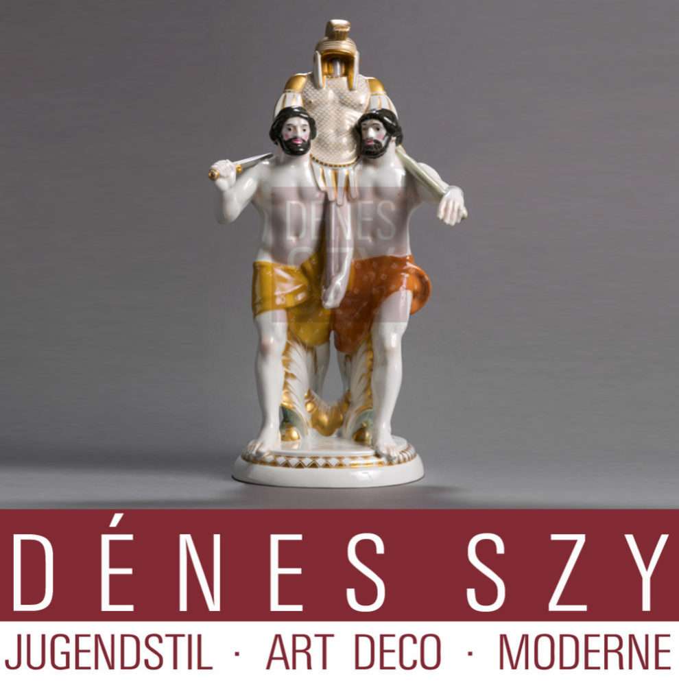 HOCHZEITSZUG KPM Berlin Porzellanfigur ETRUSKER, A. AMBERG