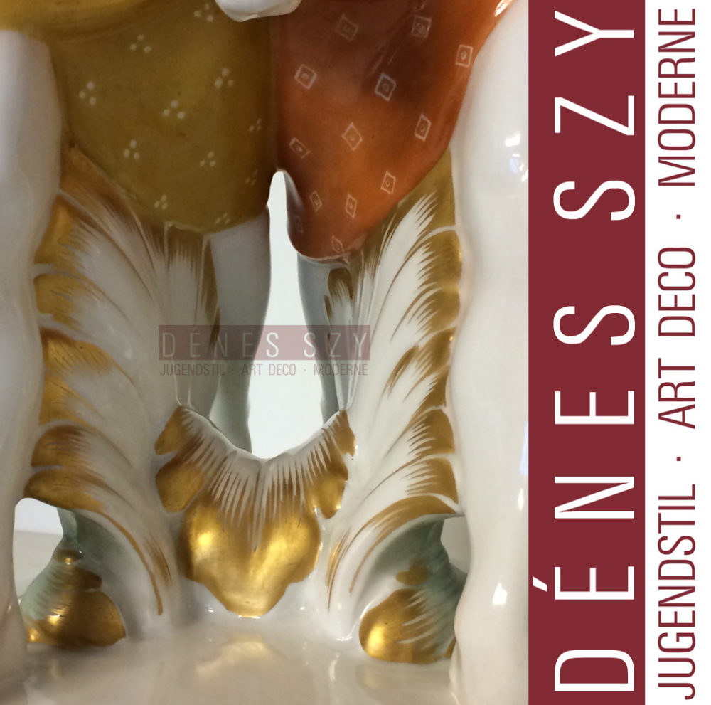 HOCHZEITSZUG KPM Berlin Porzellanfigur ETRUSKER, A. AMBERG