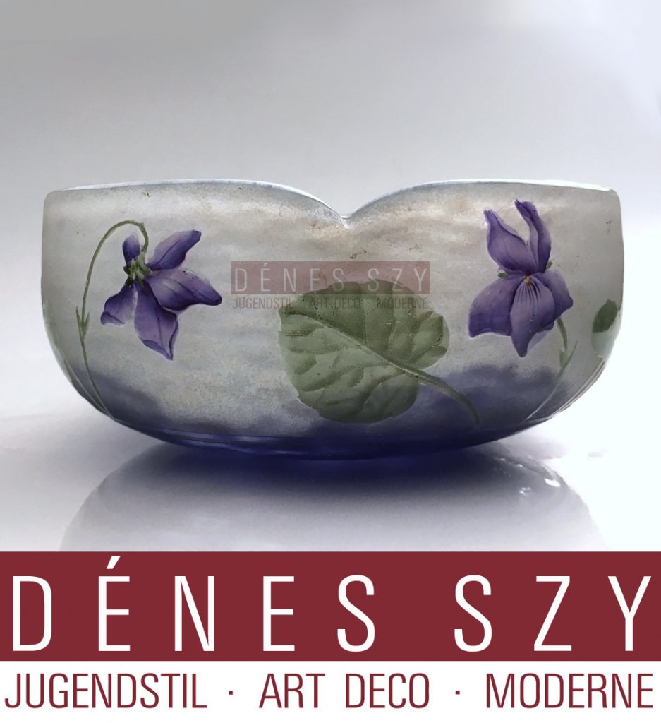 Daum Nancy ciotola con viole