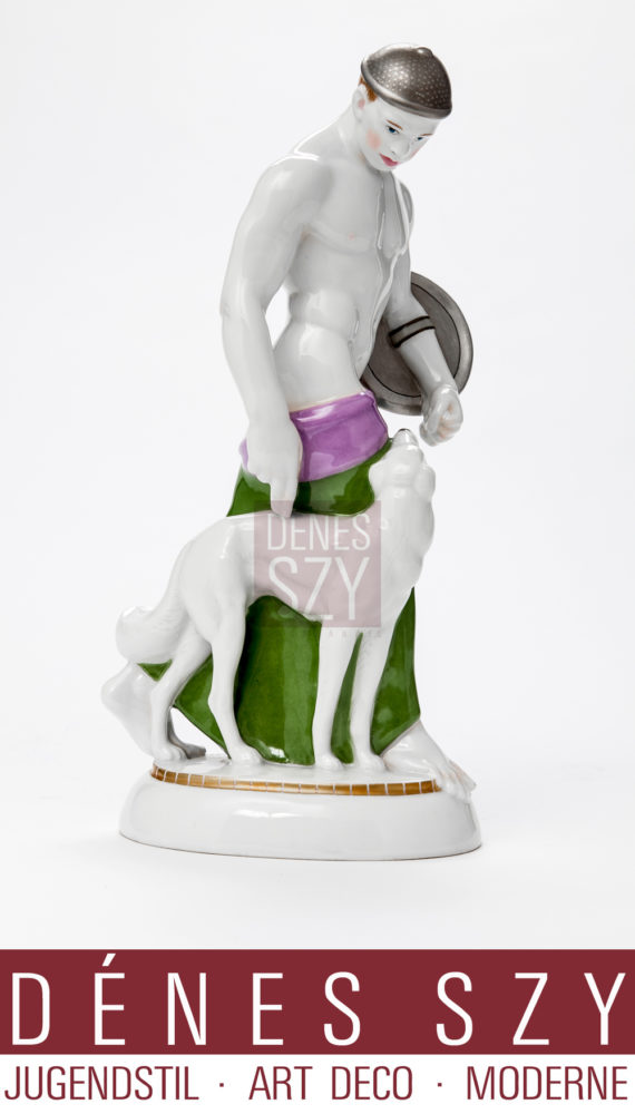 Hochzeitszug KPM Berlin Porzellanfigur Gote A. Amberg 1910 – Bild 2