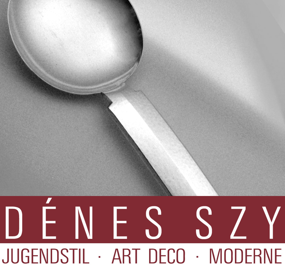 Paula Straus, posate in argento Art Deco, Bruckmann Heilbronn