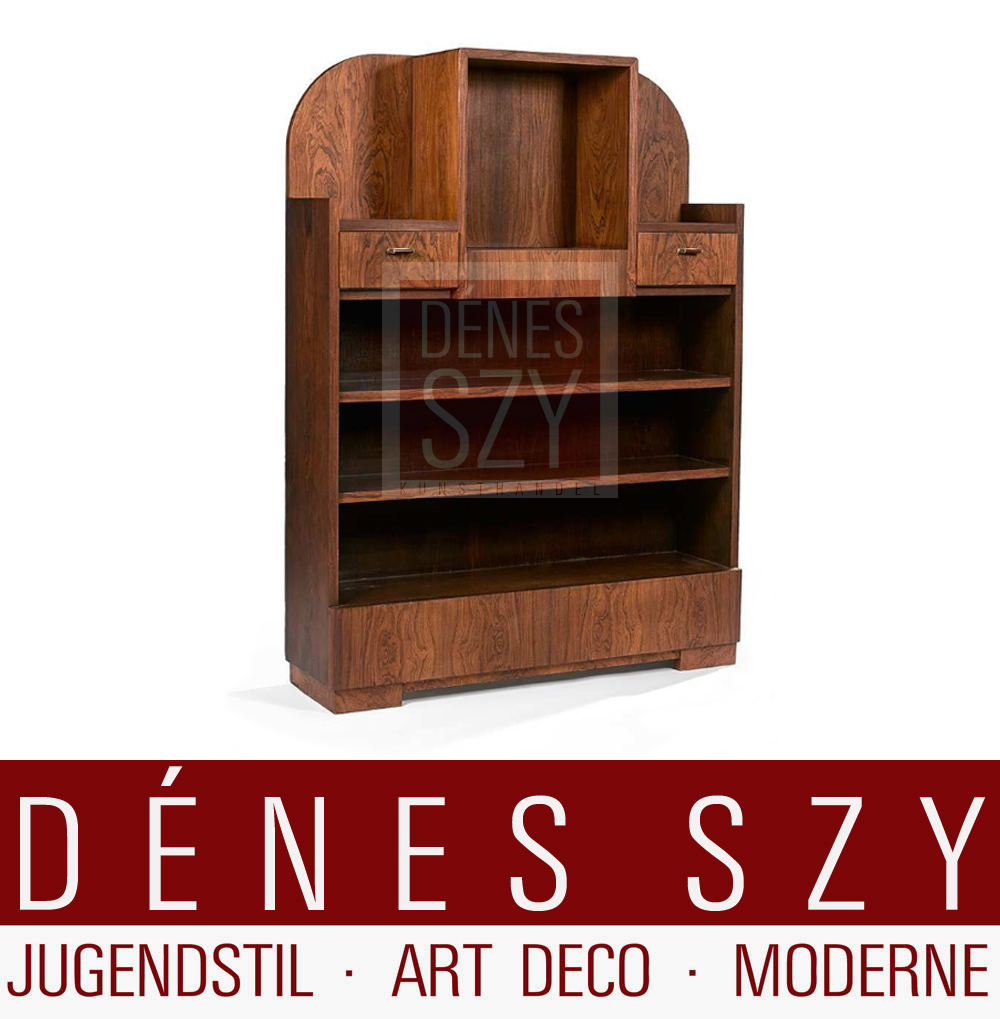 Henry van de Velde Art Deco Palisander Buecherregal Bruxelles