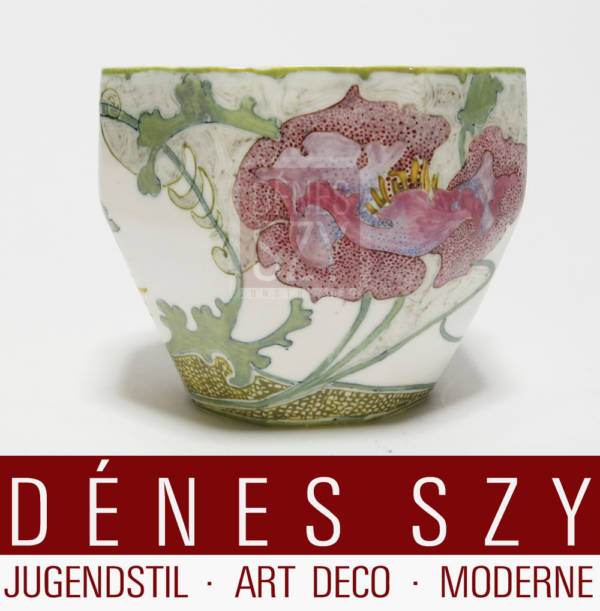 Rozenburg Art Nouveau eggshell porcelain coffee cup