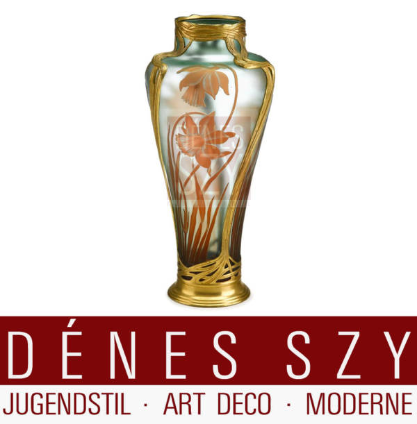 ORIVIT Jugendstil Zinn Vase 2545 Köln 1900