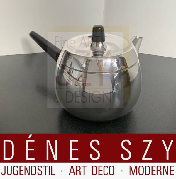 Georg Jensen silver tea pot 1127 by Henning Koppel