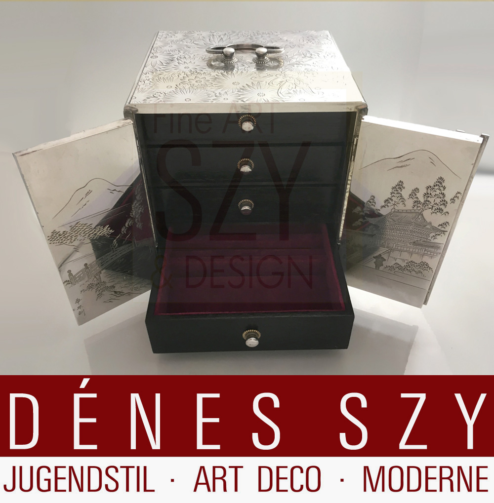Designer jewellery box 'Cube