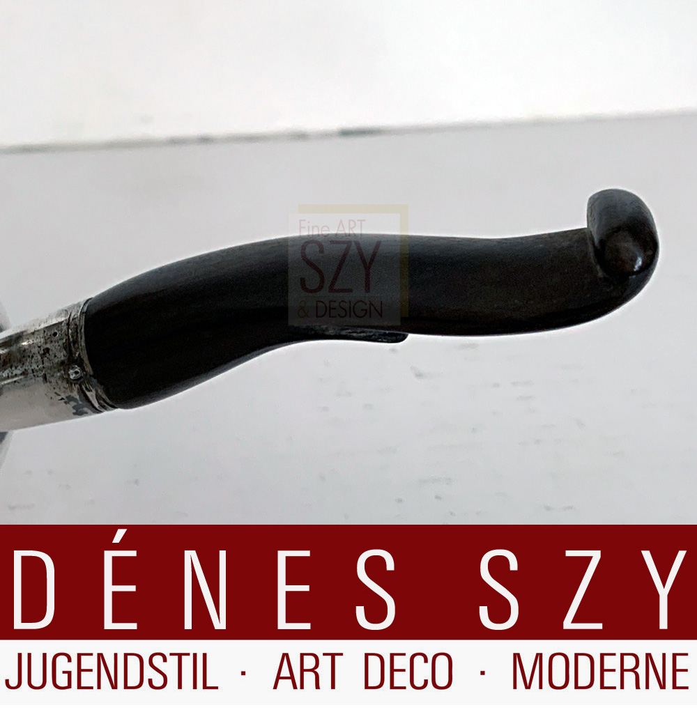 A late 18th Century German silver side handled toy coffee pot, Dresden 1765,