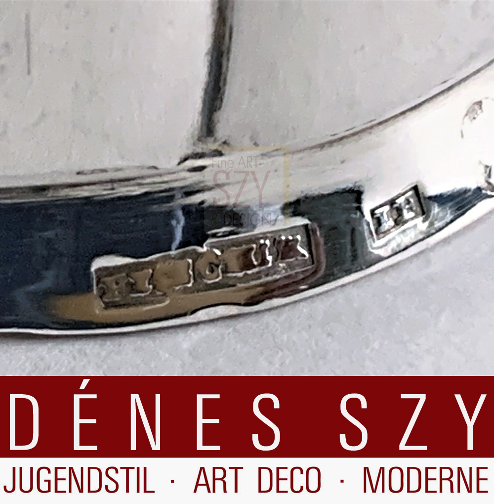 Small classicist coffee pot silver 750s, master Fischer, Neustrelitz 1790-1800