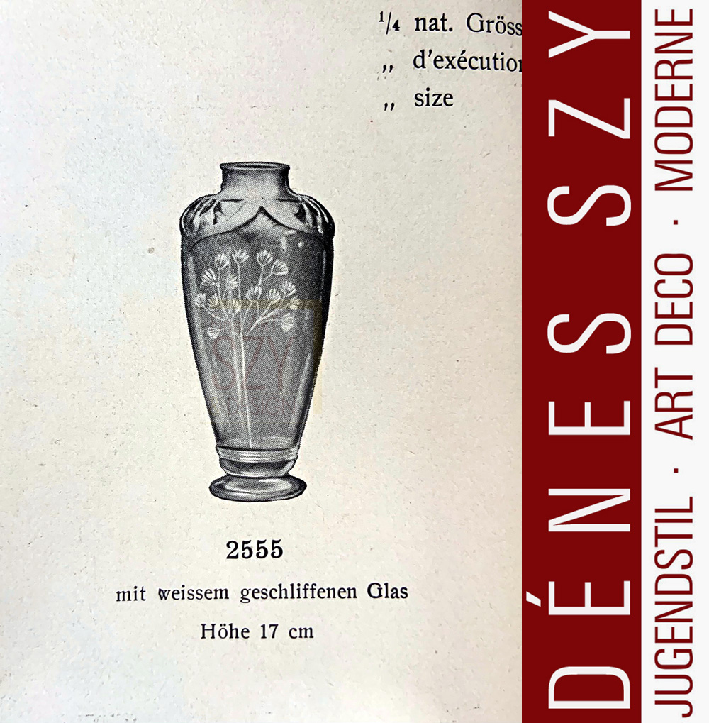 Vase with vegetabile, flowers, blossoms, ginkgo leaf decor #2555, Orivit Art Nouveau pewter, britannia metal, Cologne around 1904 Germany..