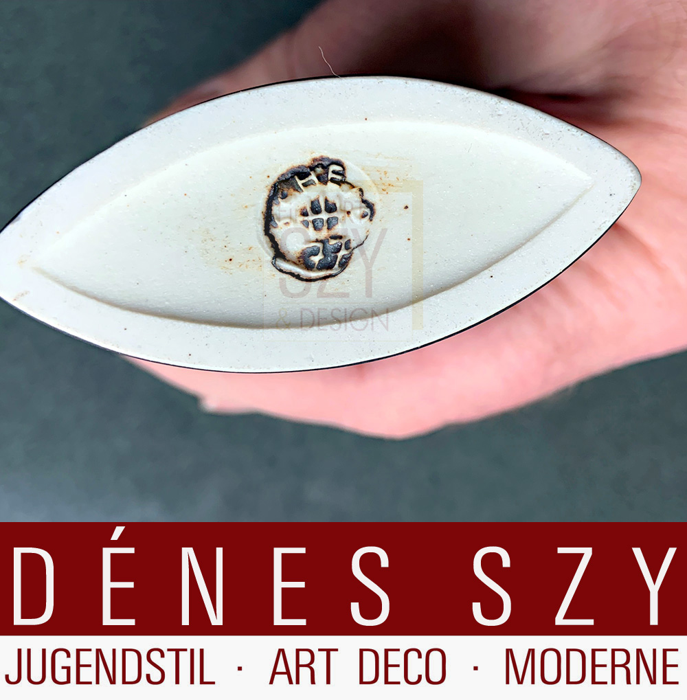 German Studio Ceramics, Vase, strict geometric form, black and white, Architectural arched form as siluette, gateway or sun and moon by Karl and Ursula Scheid 1977