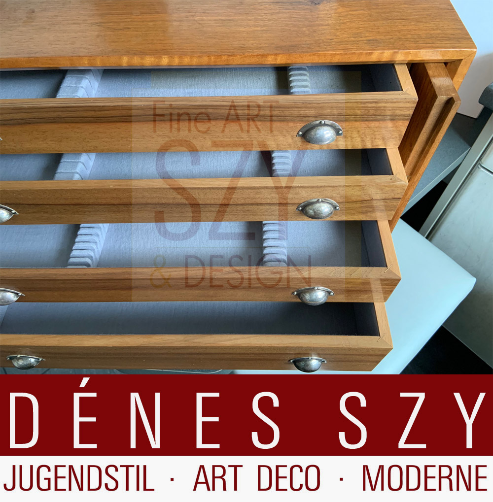 Portaposate, scatola per posate d'argento per 12 persone