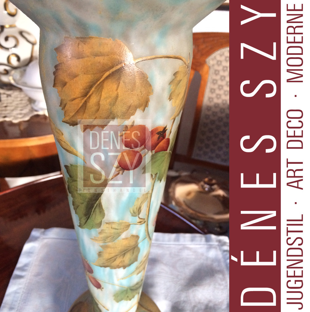 Daum Nancy grande vaso con cinorrodo