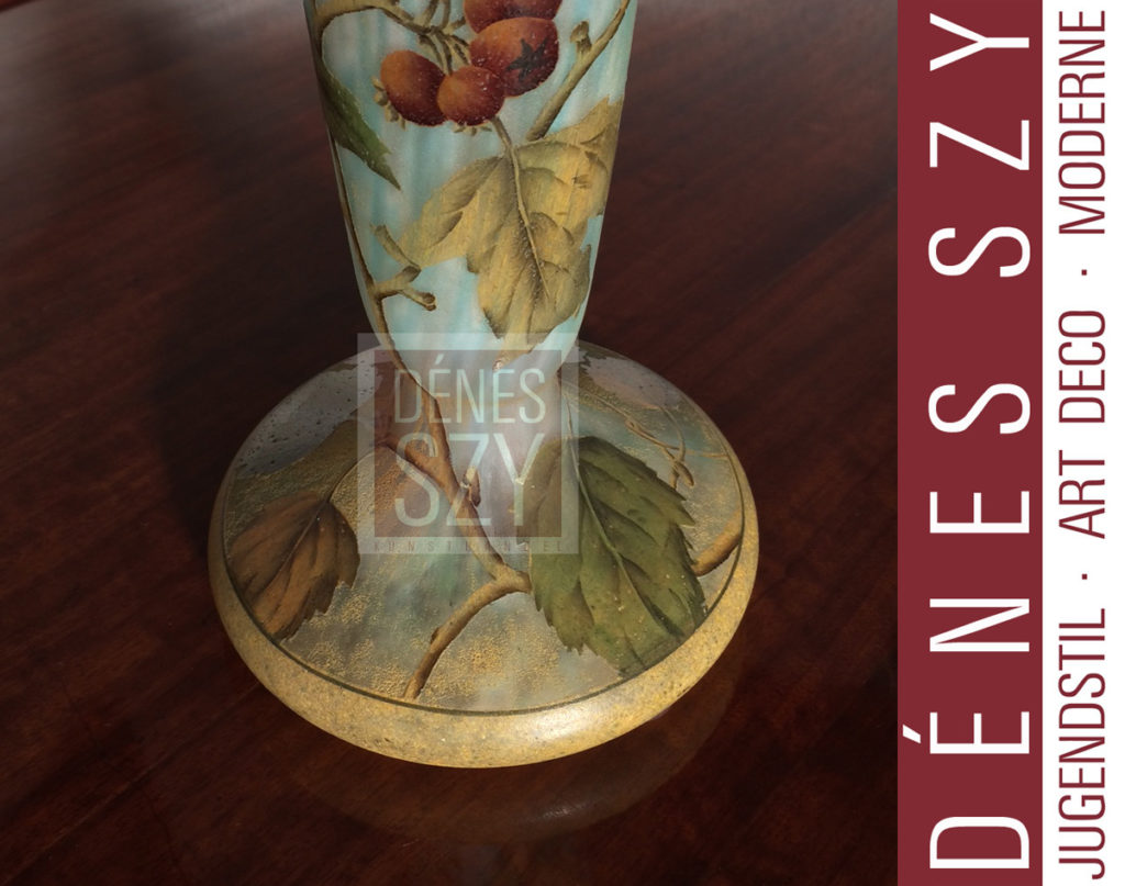 Daum Nancy grande vaso con cinorrodo