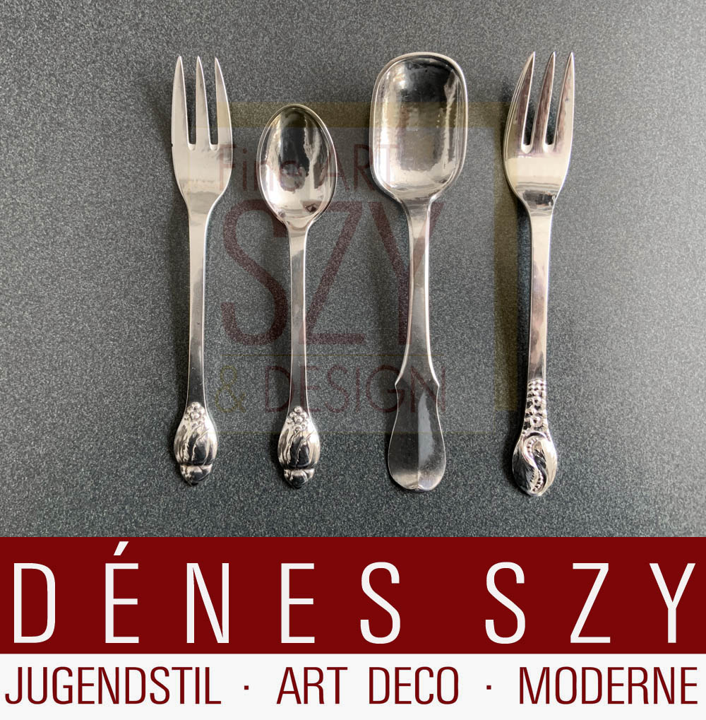 Evald Nielsen posate d'argento