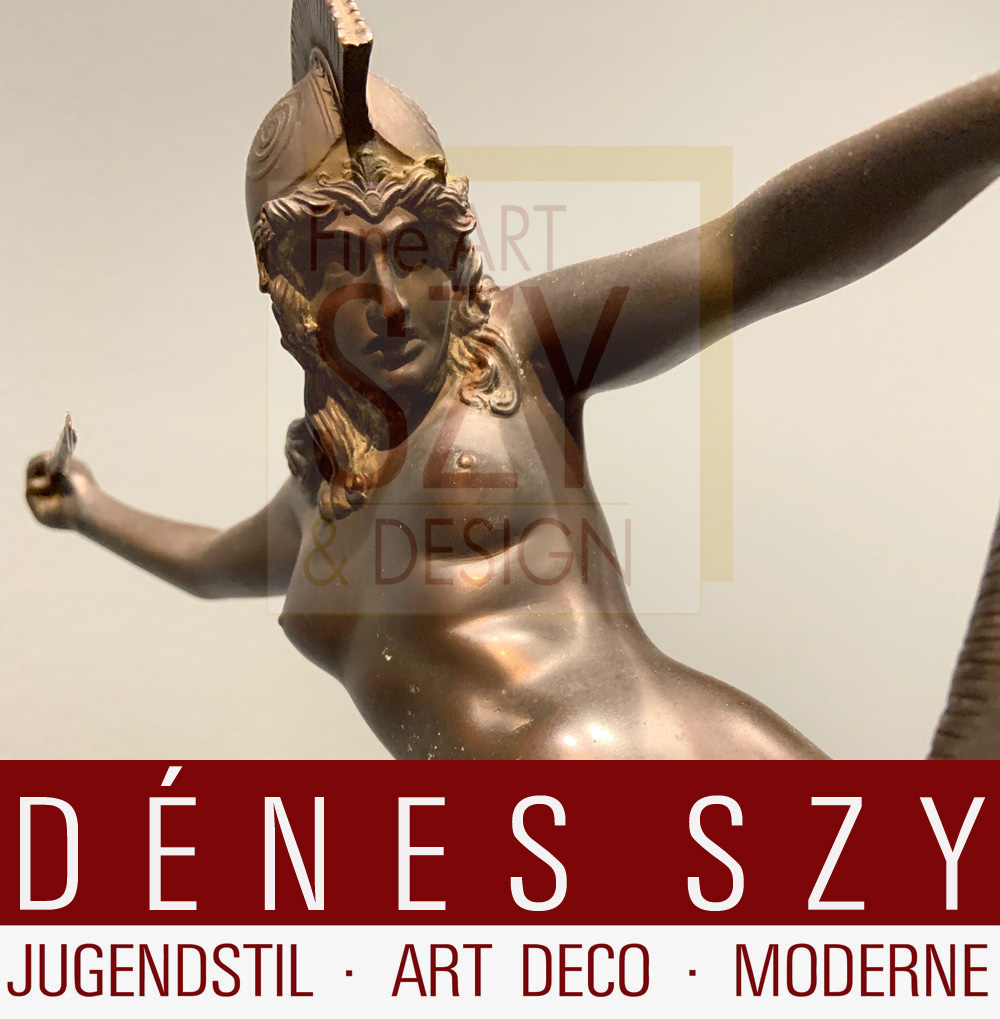 Franz von Stuck Bronze Reitende Amazone 1897