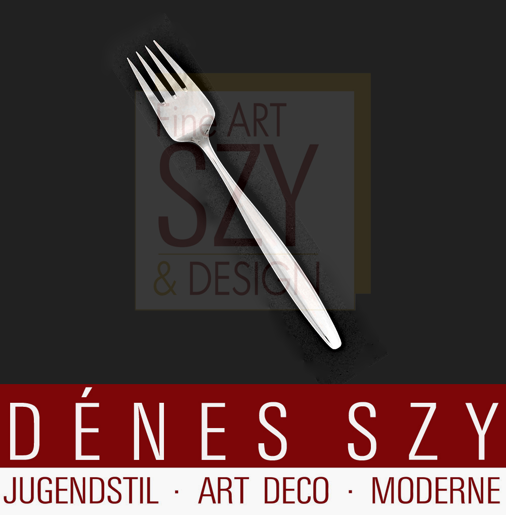 Forchetta da tavola, modello Cypress / Cypres # 99, Design: Tias Eckhoff 1954, Esecuzione: Georg Jensen, Copenhagen anni '50 circa, argento sterling