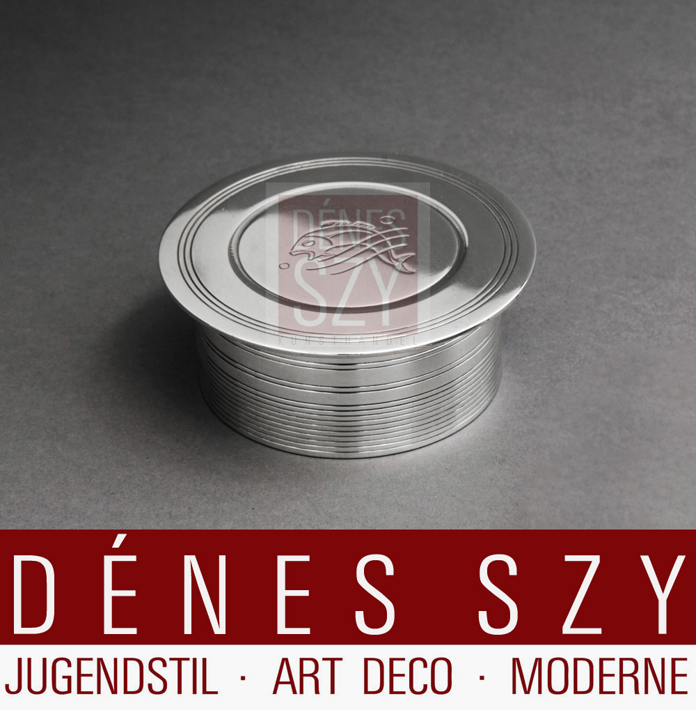 Sigvard Bernadotte Georg Jensen Silber 925 Kaviardose 705