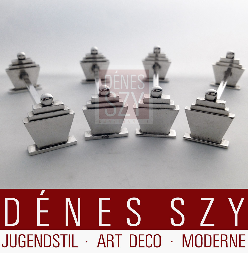posate argento di Georg Jensen collezione piramide coltello riposo