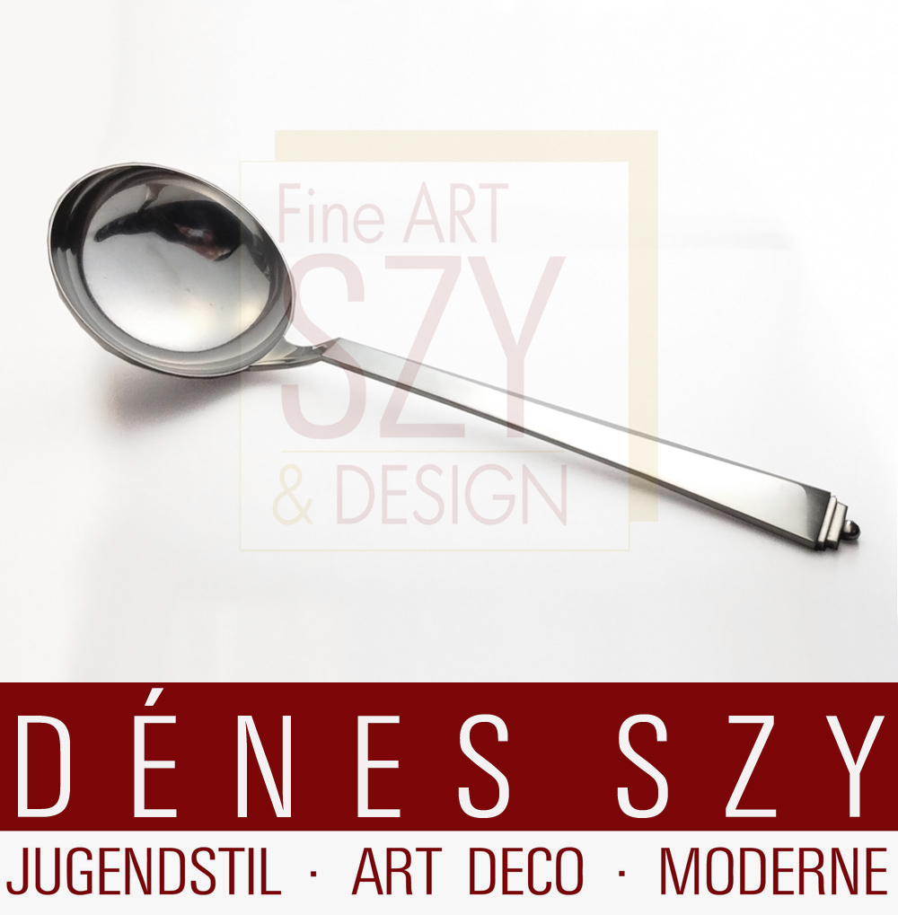 Georg Jensen Silber Besteck, Pyramide Suppenkelle