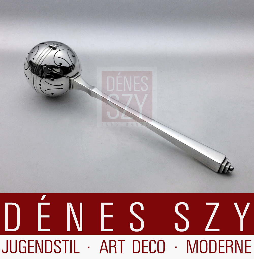 Georg Jensen Silber Besteck Pyramide XL Tortenheber 1933-44 – Bild 10